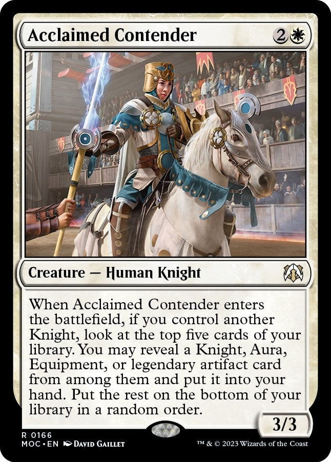 Image for Acclaimed Contender (166) (MOC) - Magic: The Gathering