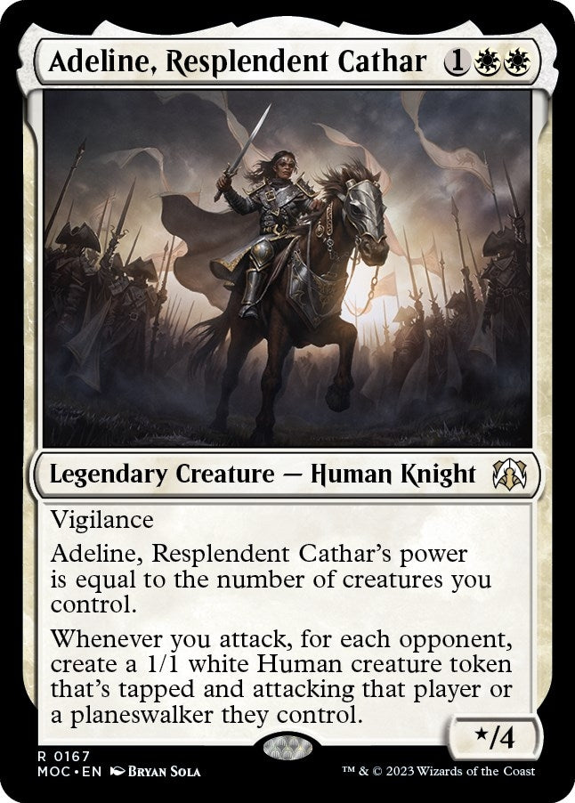 Image for Adeline, Resplendent Cathar (167) (MOC) - Magic: The Gathering