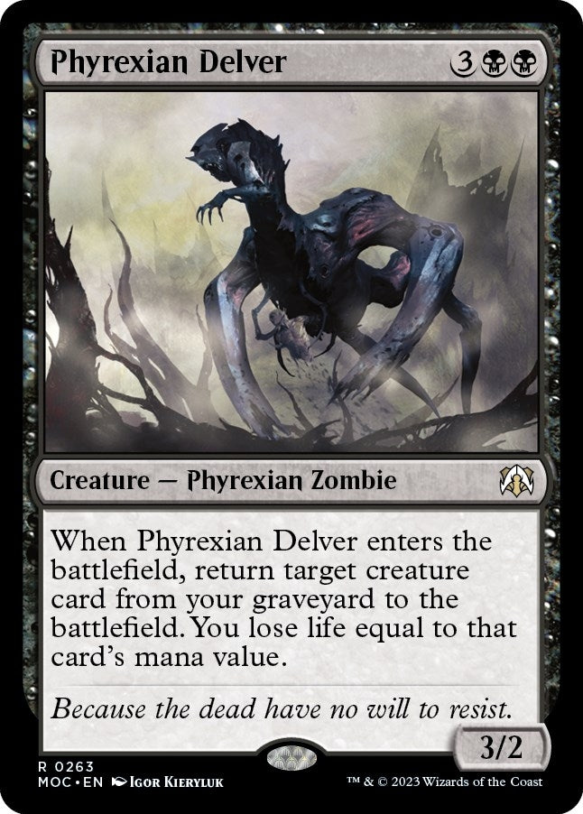 Image for Phyrexian Delver (263) (MOC) - Magic: The Gathering