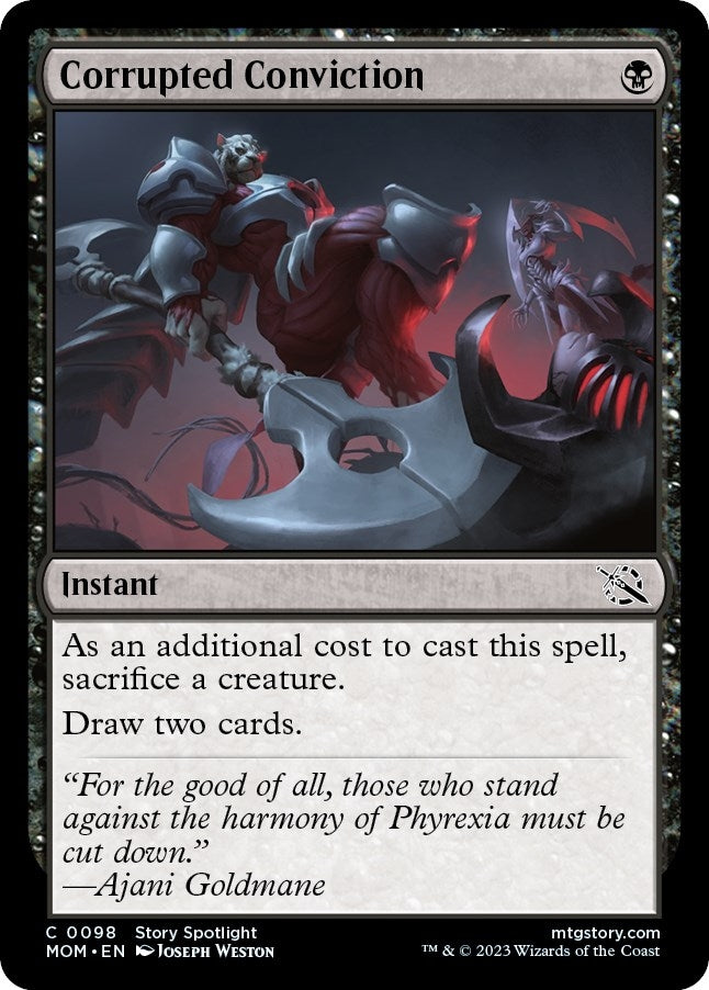 Image for Corrupted Conviction (98) (MOM) - Magic: The Gathering