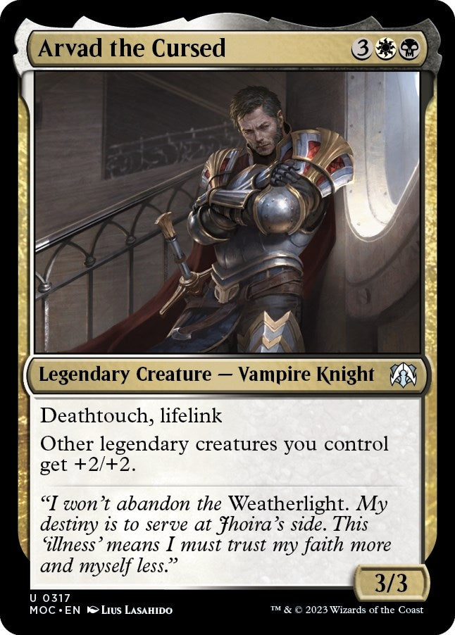 Image for Arvad the Cursed (317) (MOC) - Magic: The Gathering