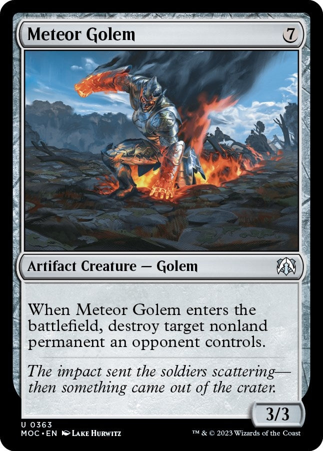 Image for Meteor Golem (363) (MOC) - Magic: The Gathering