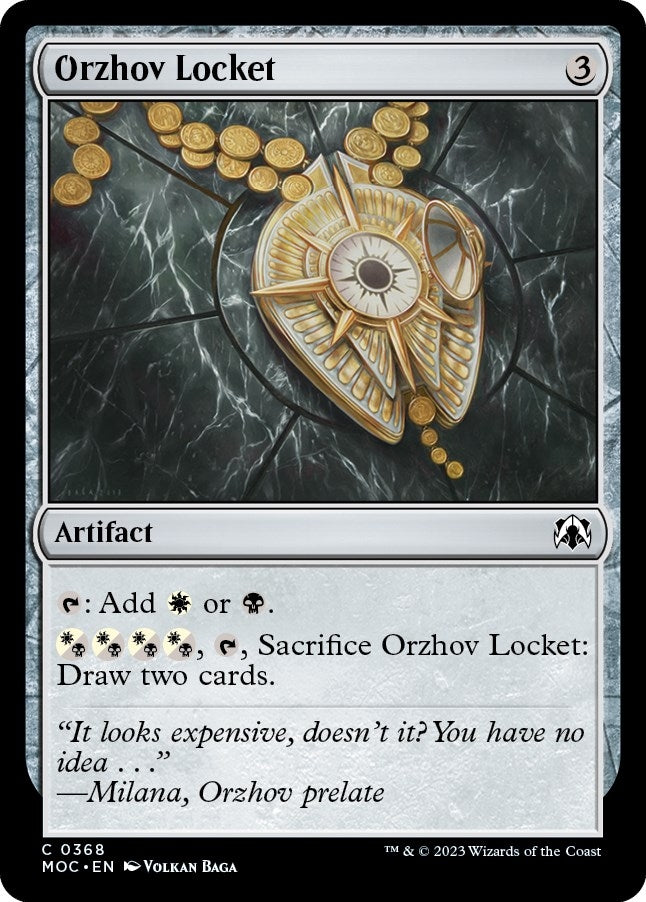 Image for Orzhov Locket (368) (MOC) - Magic: The Gathering