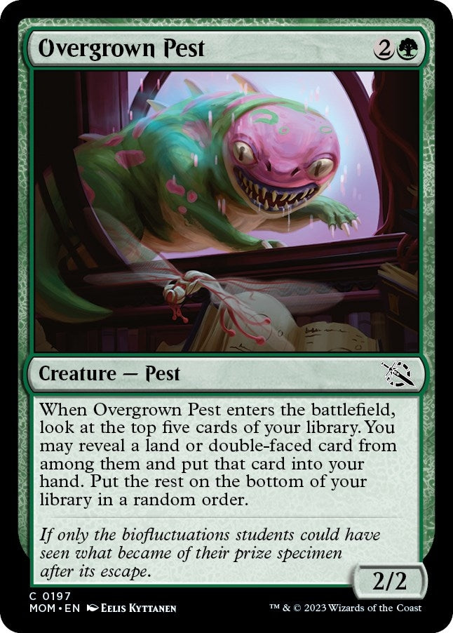 Image for Overgrown Pest (197) (MOM) - Magic: The Gathering