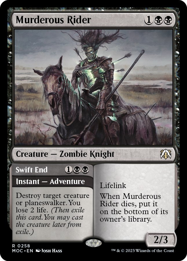 Image for Murderous Rider (258) (MOC) - Magic: The Gathering