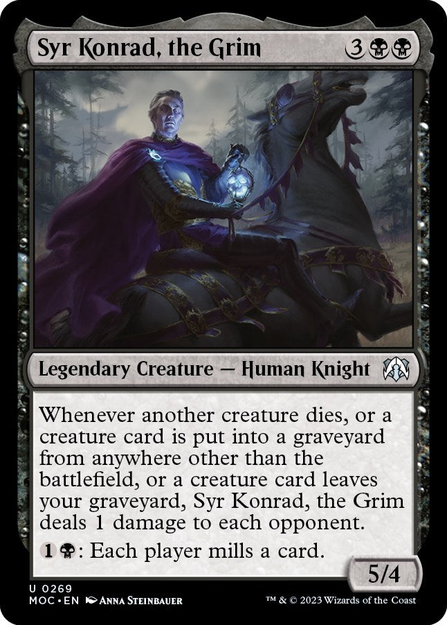 Image for Syr Konrad, the Grim (269) (MOC) - Magic: The Gathering