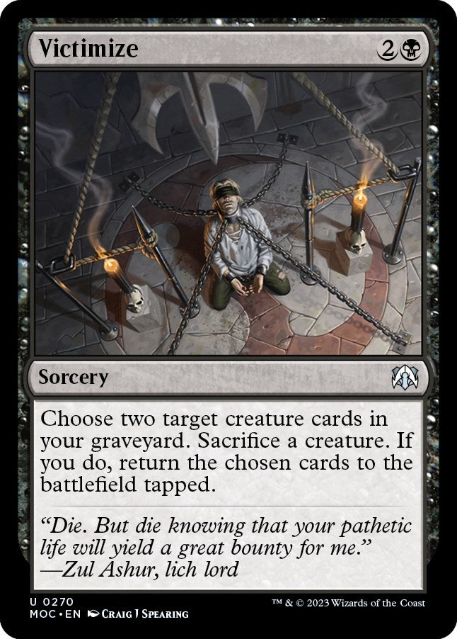 Image for Victimize (270) (MOC) - Magic: The Gathering