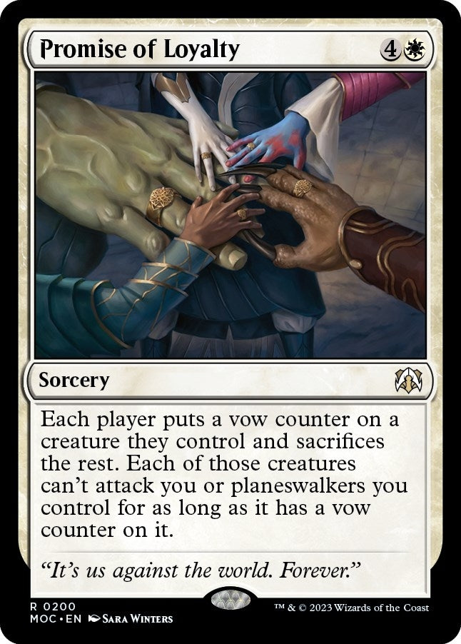 Image for Promise of Loyalty (200) (MOC) - Magic: The Gathering