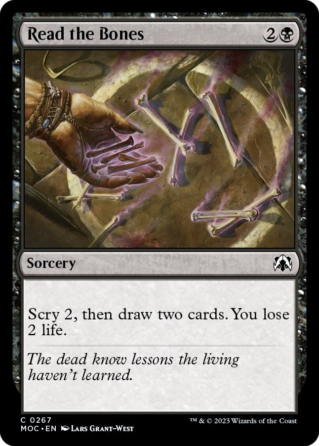 Image for Read the Bones (267) (MOC) - Magic: The Gathering
