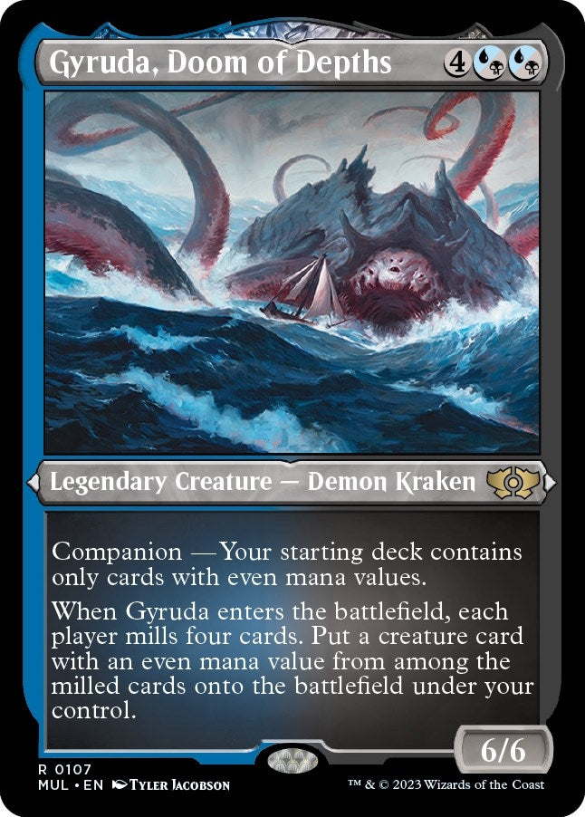 Image for Gyruda, Doom of Depths (Foil Etched) (107) (MUL) - Magic: The Gathering