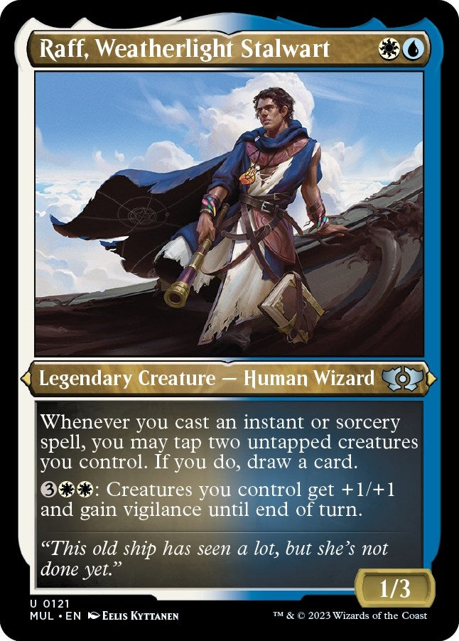 Image for Raff, Weatherlight Stalwart (Foil Etched) (121) (MUL) - Magic: The Gathering