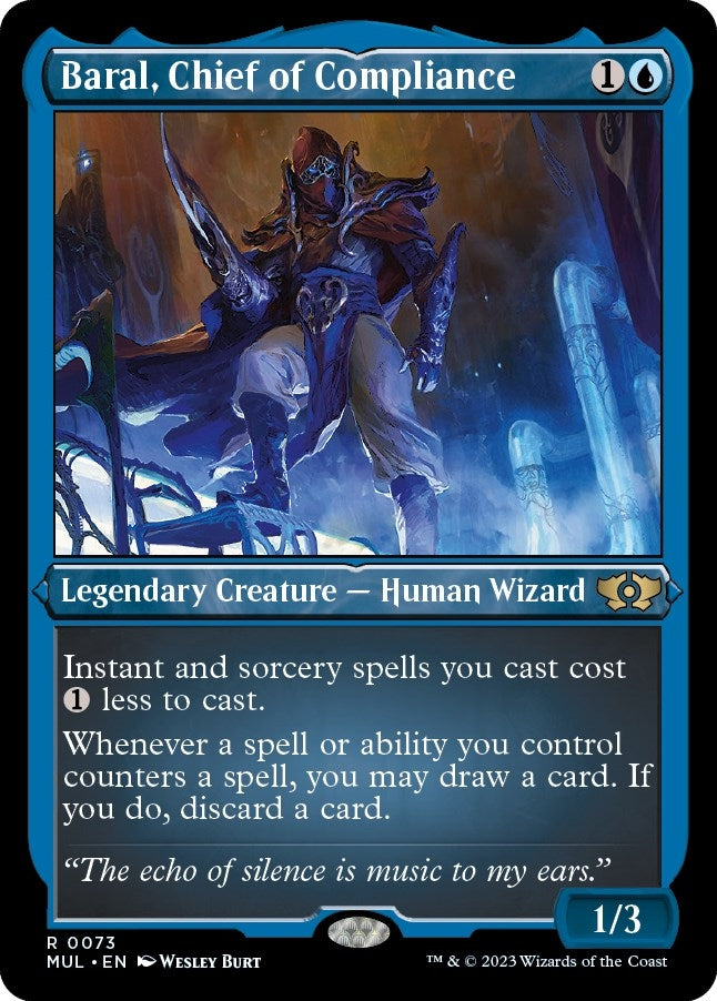 Image for Baral, Chief of Compliance (Foil Etched) (73) (MUL) - Magic: The Gathering