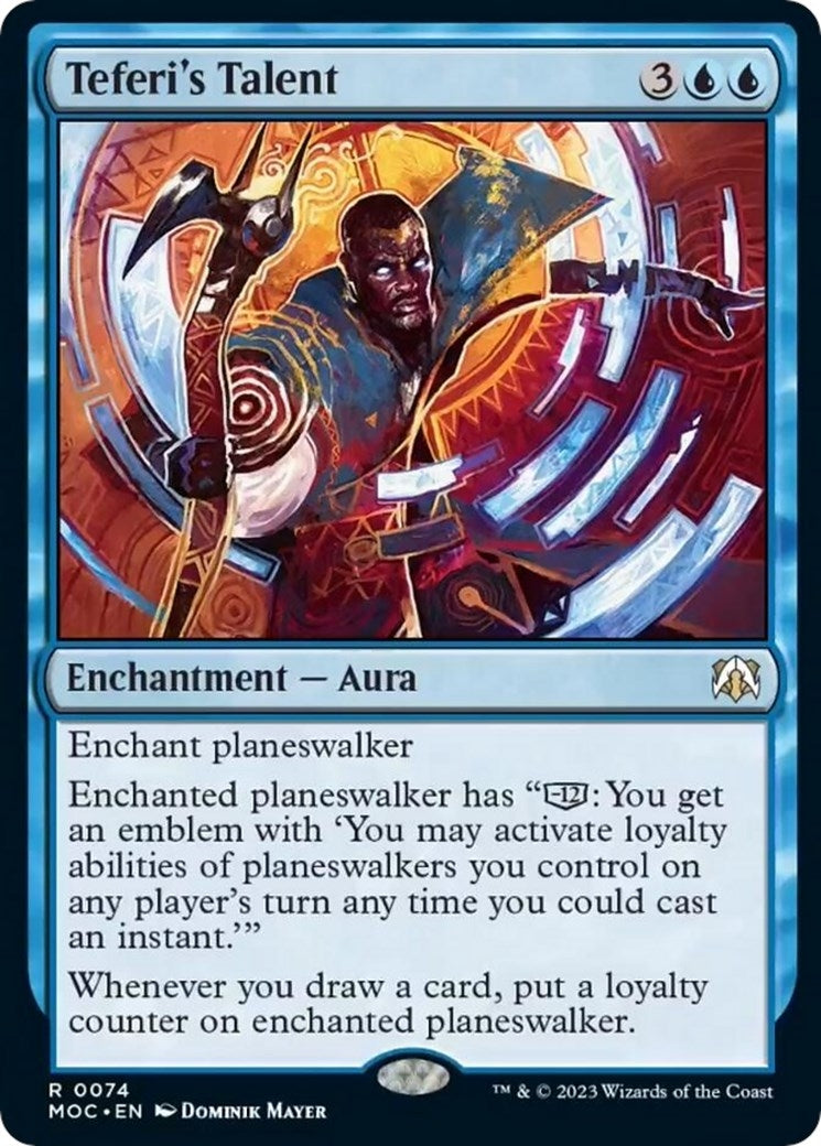 Image for Teferi's Talent (74) (MOC) - Magic: The Gathering