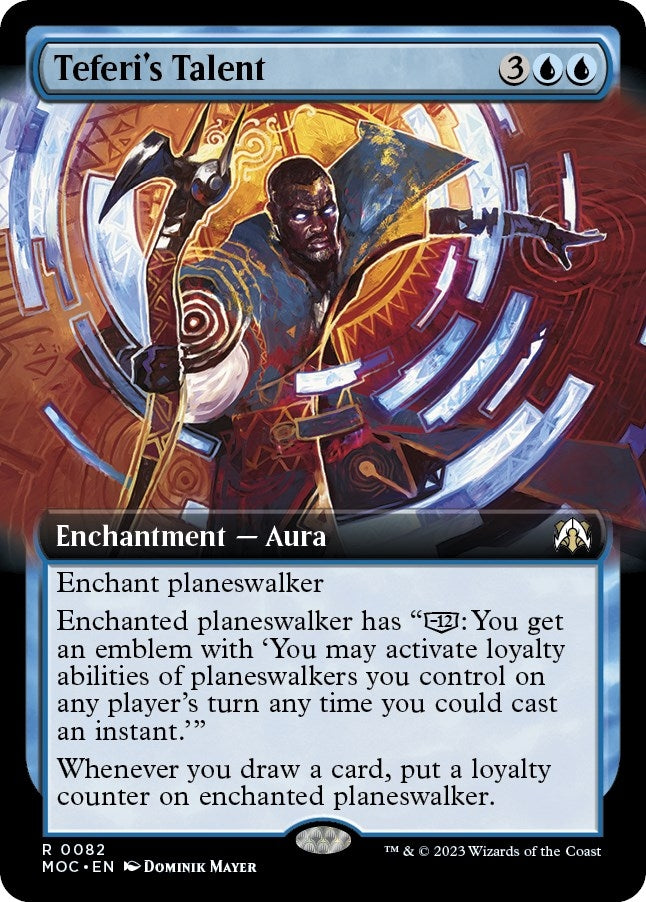 Image for Teferi's Talent (Extended Art) (82) (MOC) - Magic: The Gathering