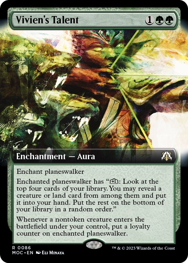 Image for Vivien's Talent (Extended Art) (86) (MOC) - Magic: The Gathering