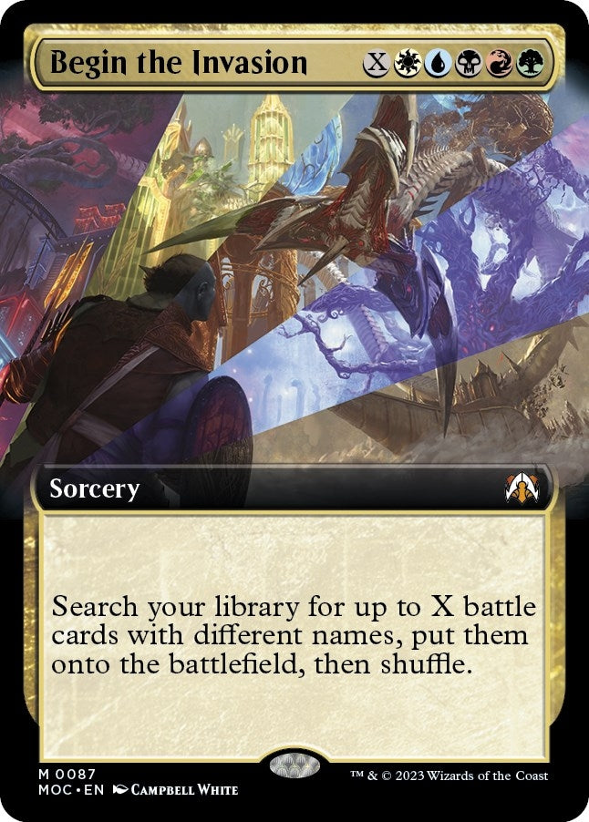 Image for Begin the Invasion (Extended Art) (87) (MOC) - Magic: The Gathering