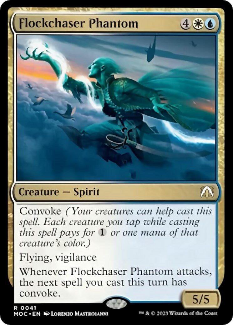 Image for Flockchaser Phantom (41) (MOC) - Magic: The Gathering