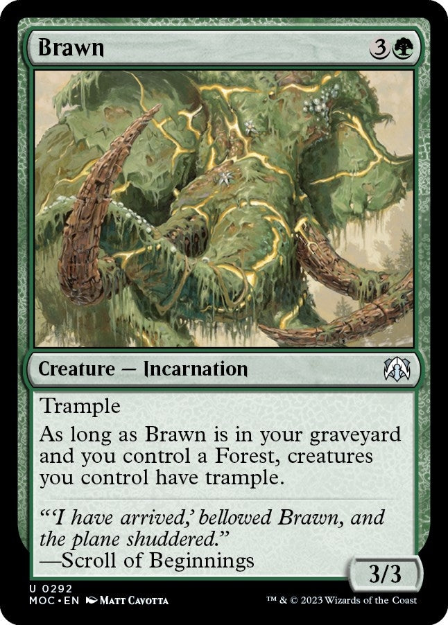Image for Brawn (292) (MOC) - Magic: The Gathering