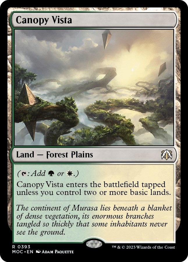 Image for Canopy Vista (393) (MOC) - Magic: The Gathering