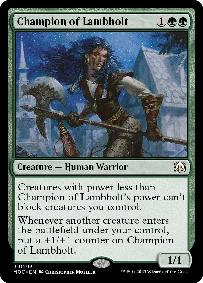 Image for Champion of Lambholt (293) (MOC) - Magic: The Gathering