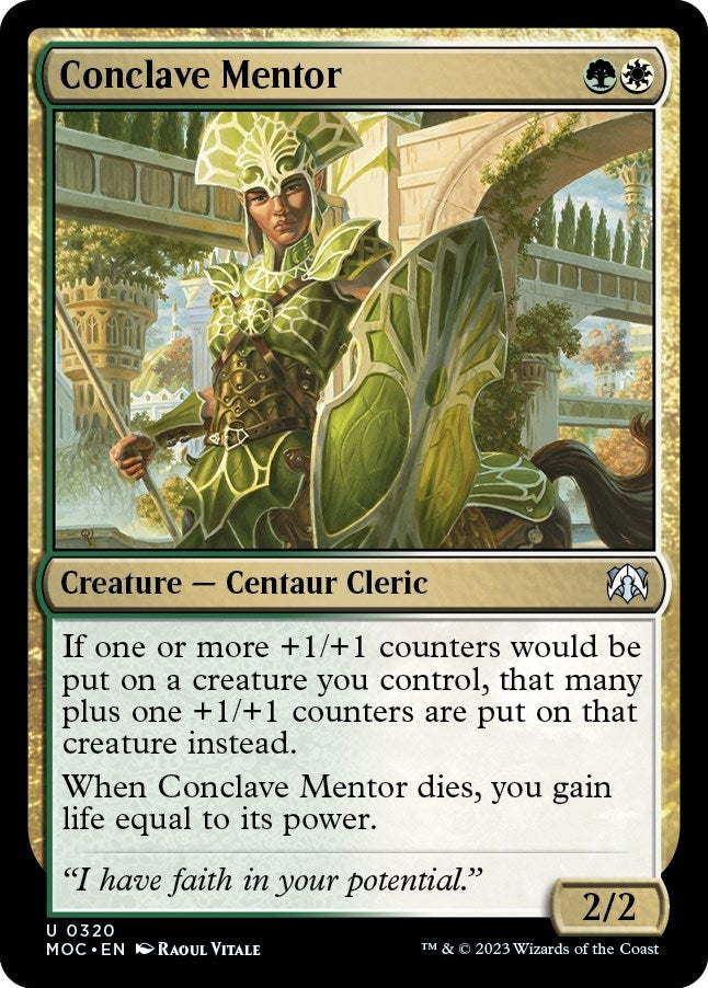 Image for Conclave Mentor (320) (MOC) - Magic: The Gathering