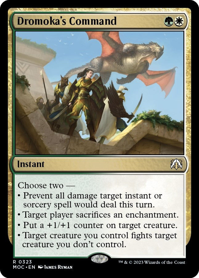Image for Dromoka's Command (323) (MOC) - Magic: The Gathering