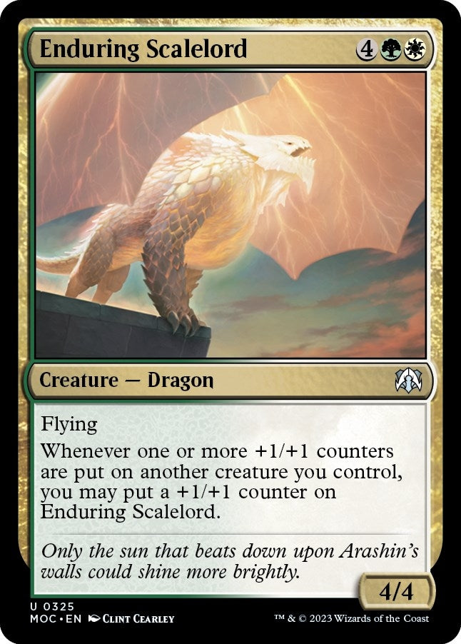 Image for Enduring Scalelord (325) (MOC) - Magic: The Gathering
