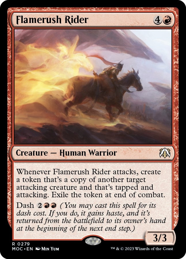 Image for Flamerush Rider (279) (MOC) - Magic: The Gathering