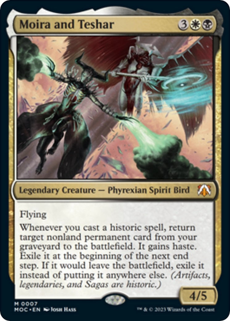 Image for Moira and Teshar (7) (MOC) - Magic: The Gathering