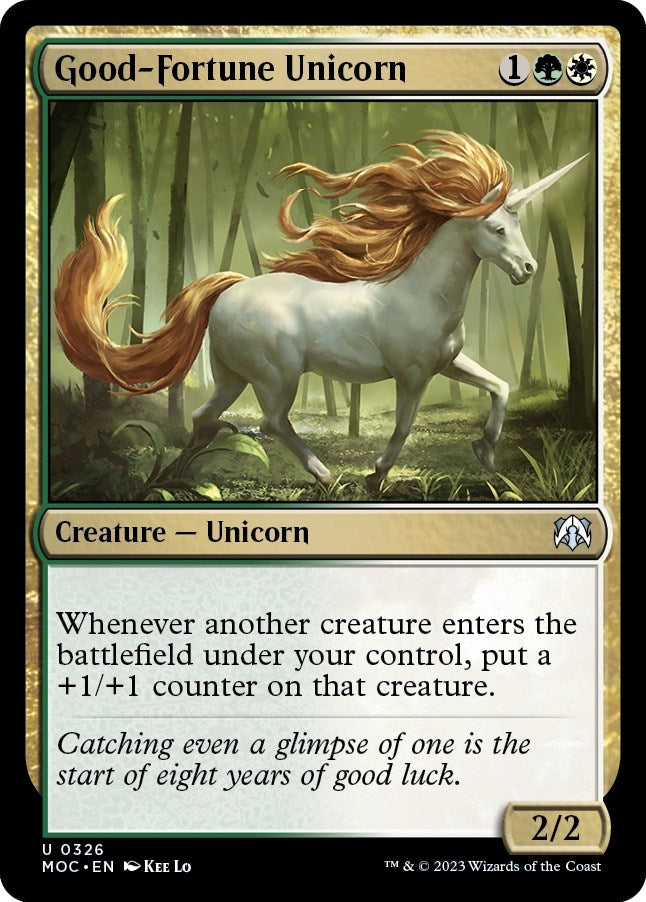 Image for Good-Fortune Unicorn (326) (MOC) - Magic: The Gathering