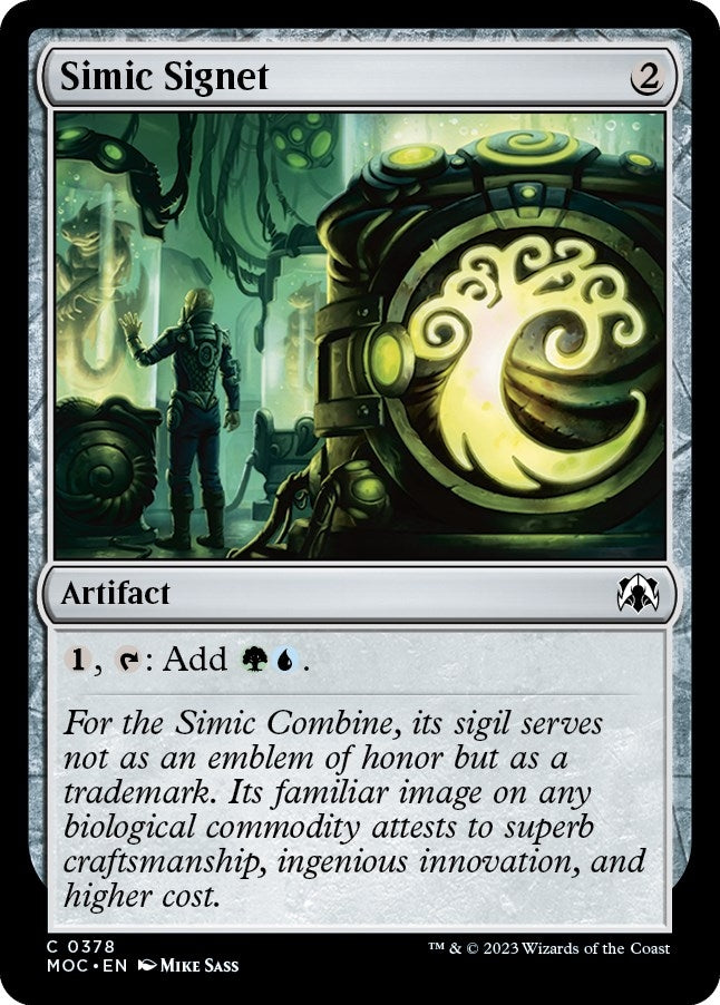 Image for Simic Signet (378) (MOC) - Magic: The Gathering