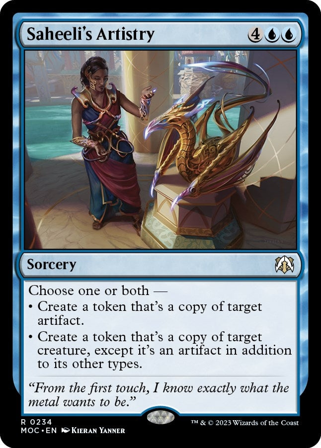 Image for Saheeli's Artistry (234) (MOC) - Magic: The Gathering