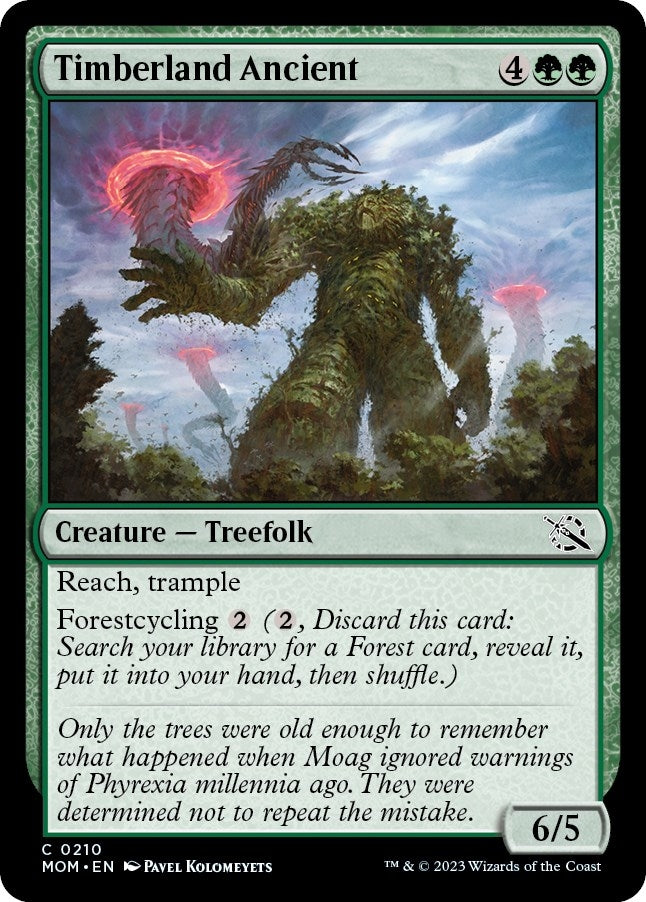Image for Timberland Ancient (210) (MOM) - Magic: The Gathering