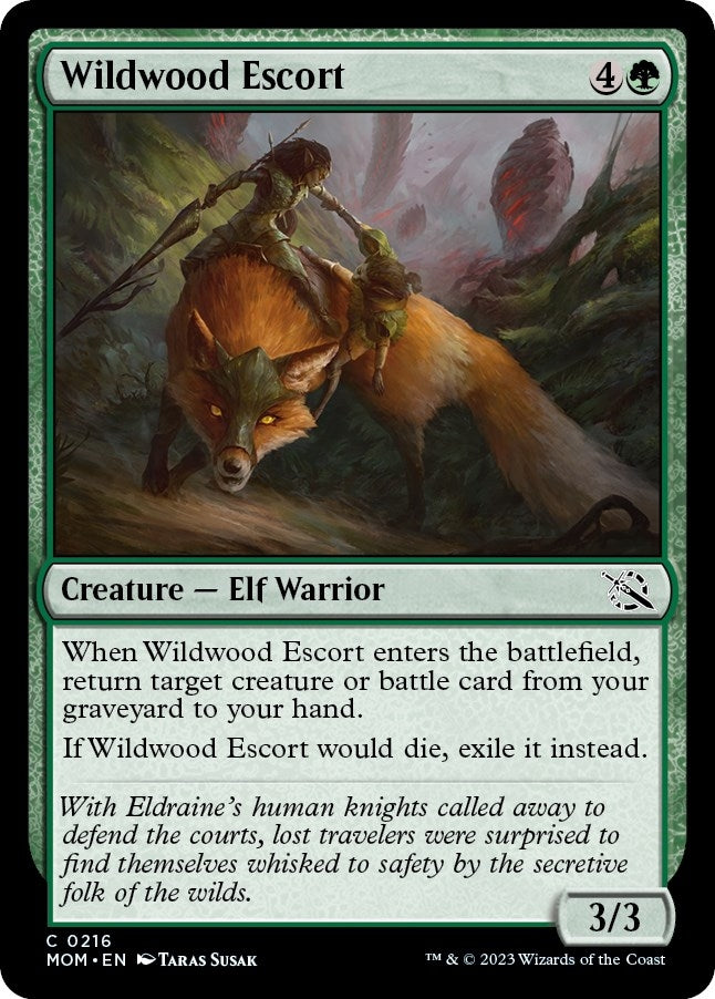 Image for Wildwood Escort (216) (MOM) - Magic: The Gathering