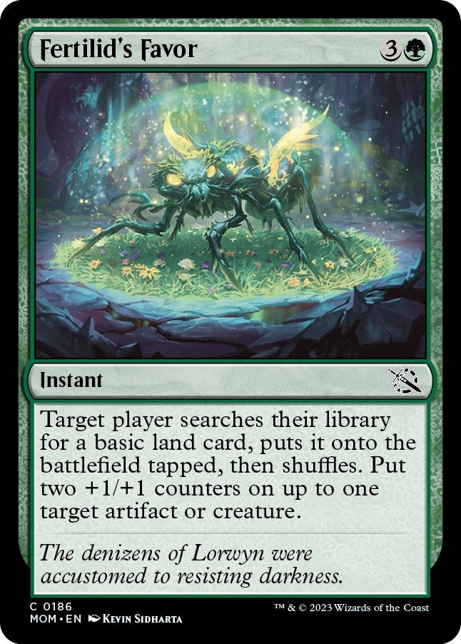 Image for Fertilid's Favor (186) (MOM) - Magic: The Gathering