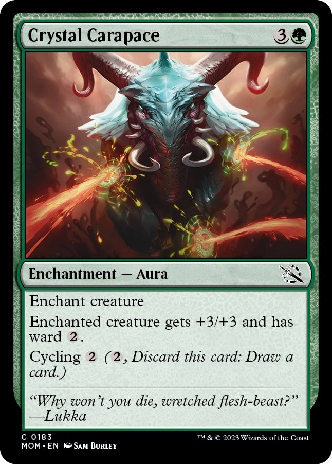 Image for Crystal Carapace (183) (MOM) - Magic: The Gathering