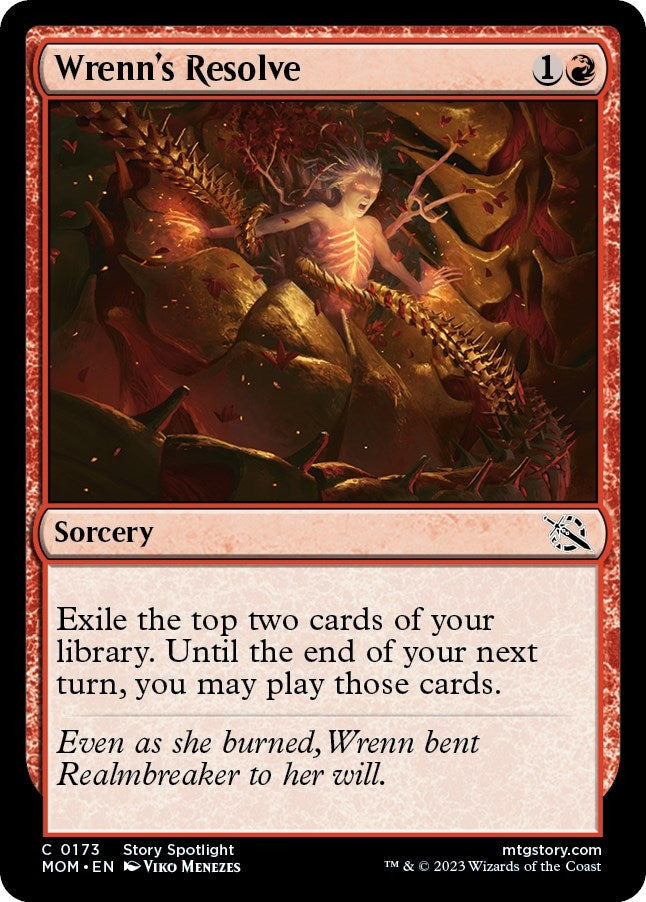 Image for Wrenn's Resolve (173) (MOM) - Magic: The Gathering