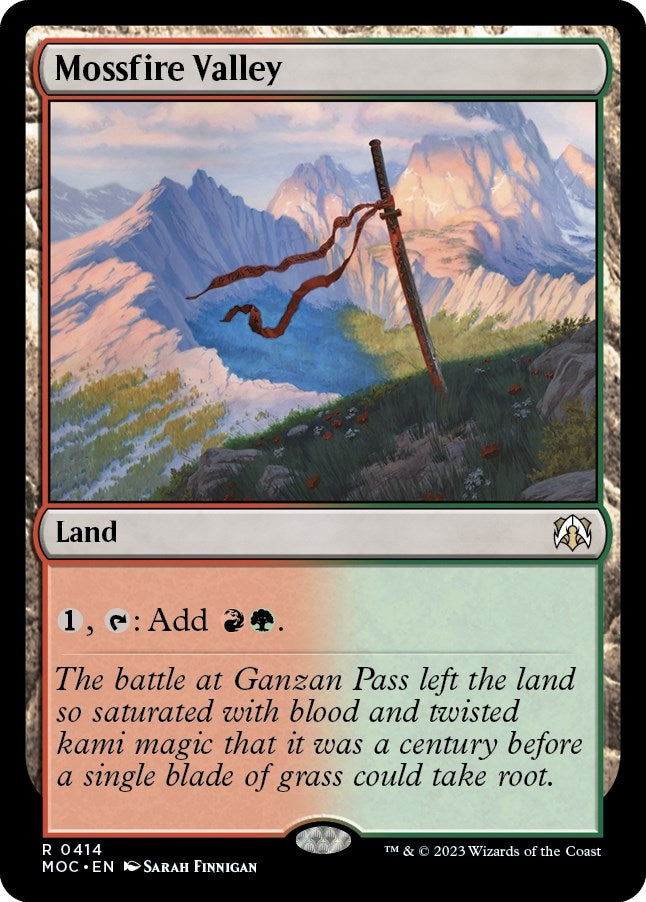Image for Mossfire Valley (414) (MOC) - Magic: The Gathering
