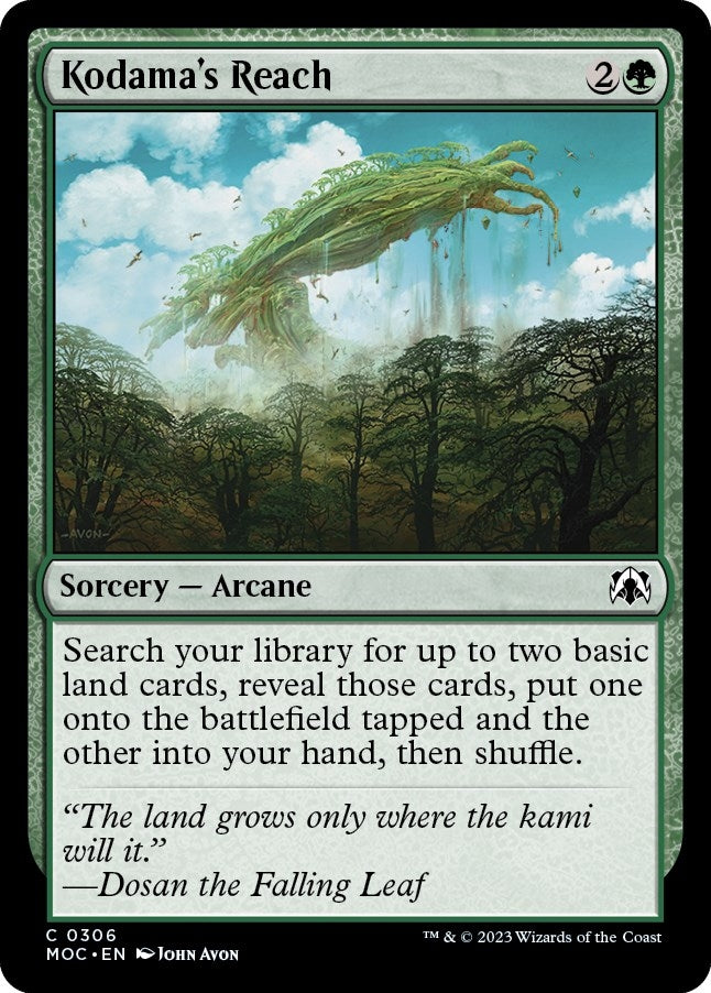 Image for Kodama's Reach (306) (MOC) - Magic: The Gathering