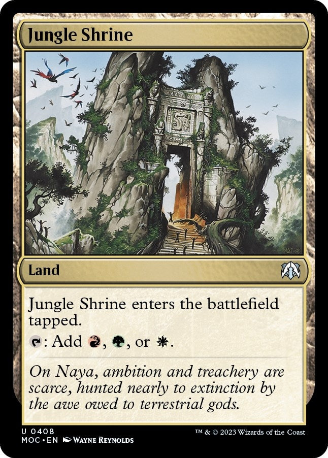 Image for Jungle Shrine (408) (MOC) - Magic: The Gathering