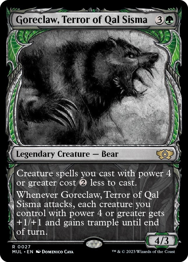 Image for Goreclaw, Terror of Qal Sisma (27) (MUL) - Magic: The Gathering
