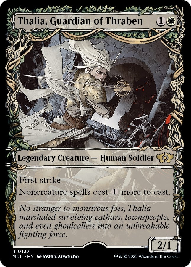 Image for Thalia, Guardian of Thraben (Halo Foil) (137) (MUL) - Magic: The Gathering