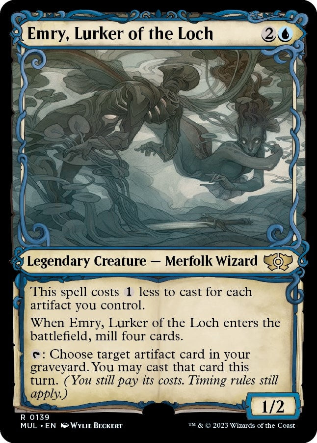 Image for Emry, Lurker of the Loch (Halo Foil) (139) (MUL) - Magic: The Gathering