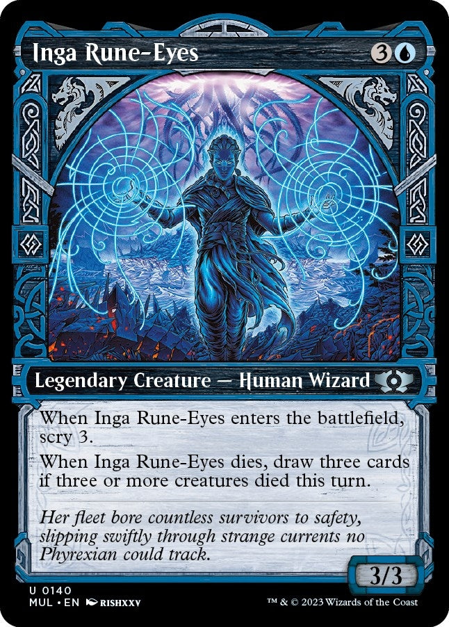 Image for Inga Rune-Eyes (Halo Foil) (140) (MUL) - Magic: The Gathering