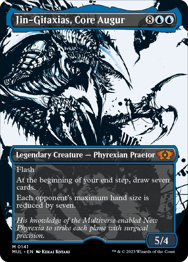 Image for Jin-Gitaxias, Core Augur (Halo Foil) (141) (MUL) - Magic: The Gathering