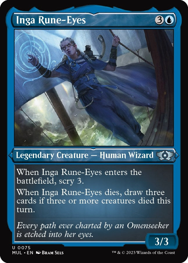 Image for Inga Rune-Eyes (Foil Etched) (75) (MUL) - Magic: The Gathering