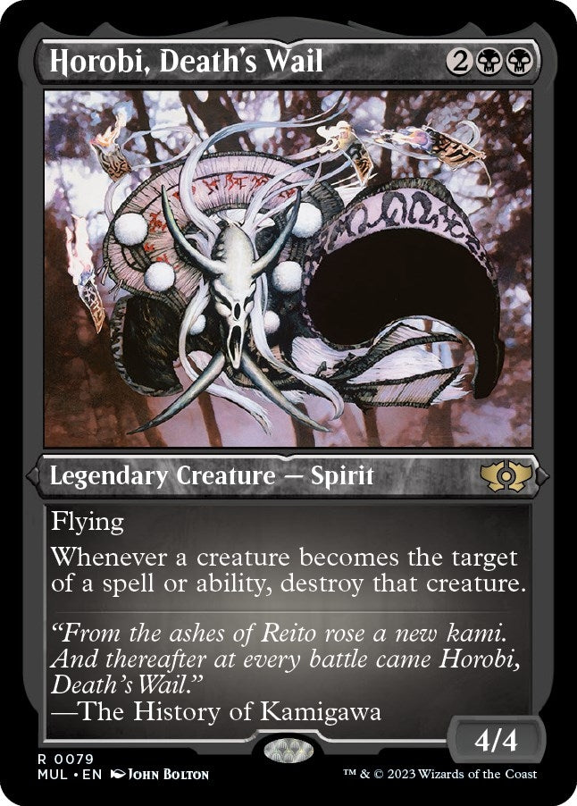 Image for Horobi, Death's Wail (Foil Etched) (79) (MUL) - Magic: The Gathering