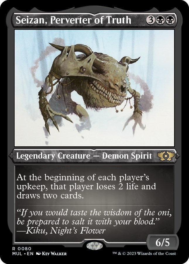 Image for Seizan, Perverter of Truth (Foil Etched) (80) (MUL) - Magic: The Gathering