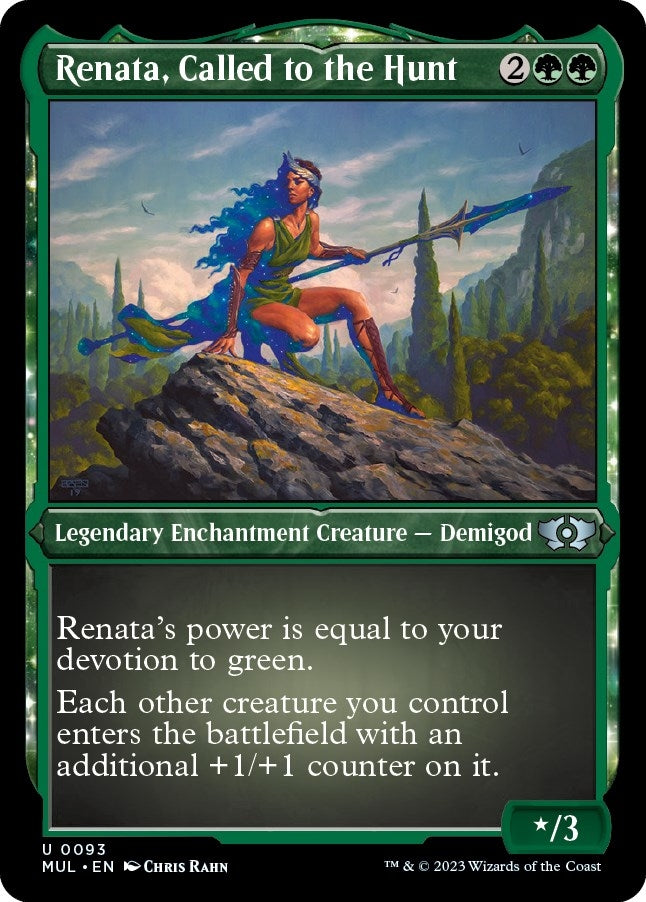 Image for Renata, Called to the Hunt (Foil Etched) (93) (MUL) - Magic: The Gathering