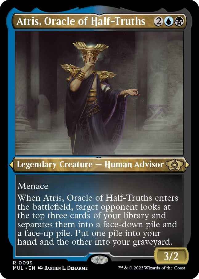 Image for Atris, Oracle of Half-Truths (Foil Etched) (99) (MUL) - Magic: The Gathering